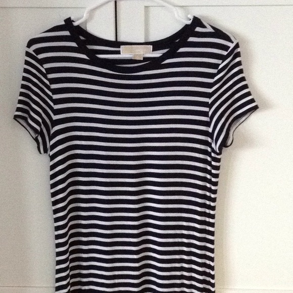 Michael Kors black &white stripe  maxi - Picture 3 of 4